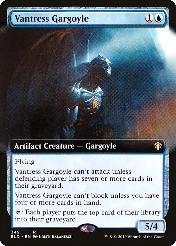 Gargouille de Vantress (Extended Art) [Le trône d'Eldraine]