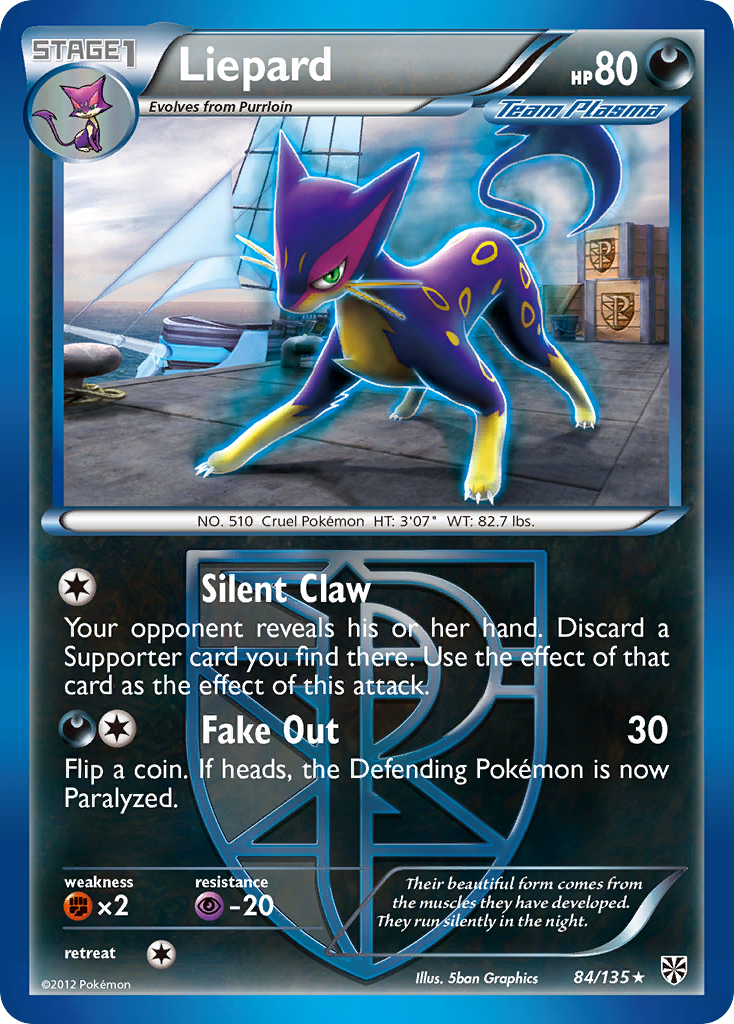 Liepard (84/135) [Negro y Blanco: Tormenta Plasma]