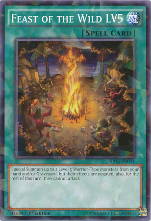 Festin Sauvage LV5 [SP15-EN041] Shatterfoil Rare