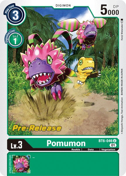Pomumon [BT6-046] [Cartas de prelanzamiento Doble Diamante]