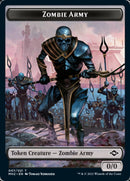 Indice (15) // Jeton Zombie Army double face [Jetons Modern Horizons 2]