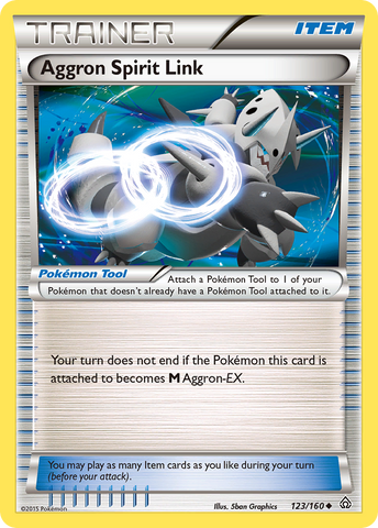 Vínculo Espiritual de Aggron (123/160) [XY: Duelos Primigenios]