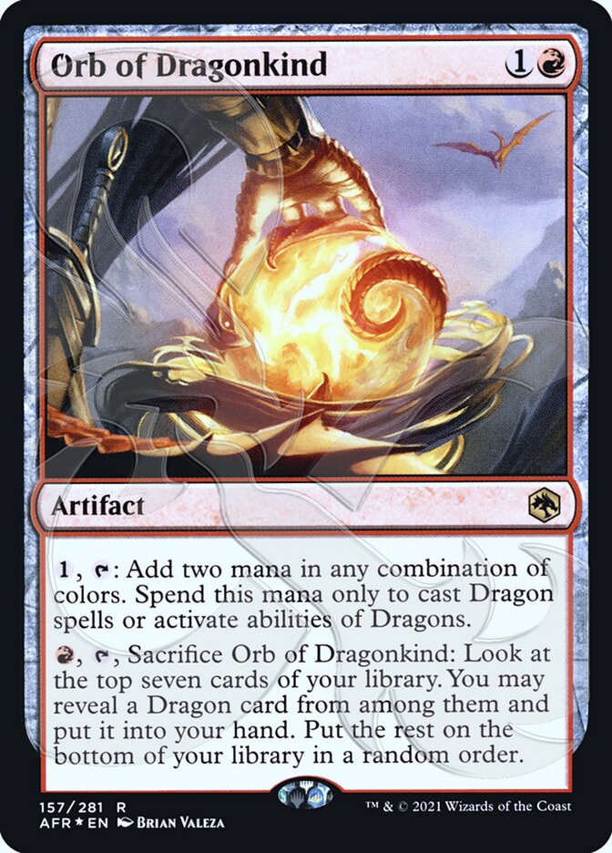 Orbe de Draconité (Promo Ampersand) [Donjons & Dragons : Aventures dans les Royaumes Oubliés Promos]