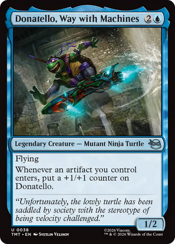 Donatello, un genio con las máquinas [Tortugas Ninja]