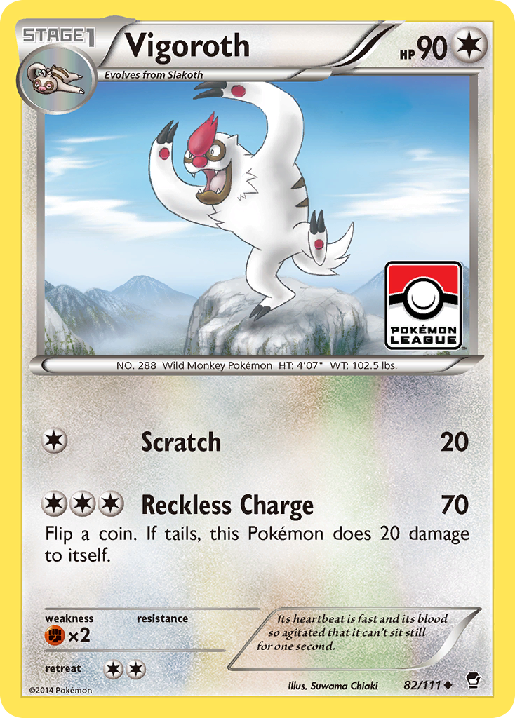 Vigoroth (82/111) [XY: Poings Furieux]