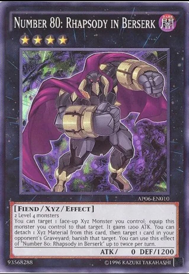 Numéro 80 : Rhapsodie en Berserk [AP06-FR010] Super Rare