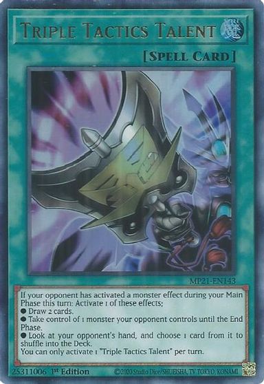 Talent Tactiques Triples [MP21-FR143] Ultra Rare