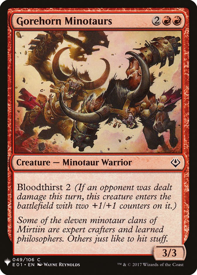 Minotaures Gorecorne [Mystery Booster]