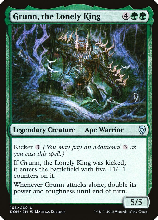 Grunn, le Roi solitaire [Dominaria]