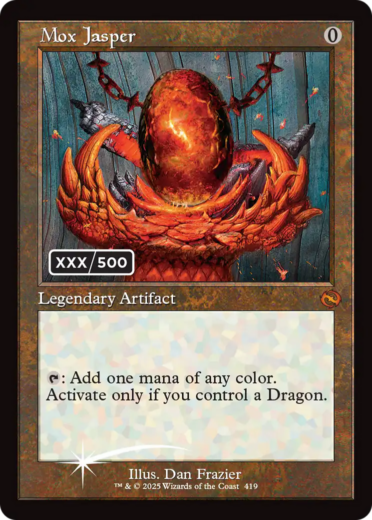 Mox de Jasper (Numérotée) [Tarkir : Rafale draconique]