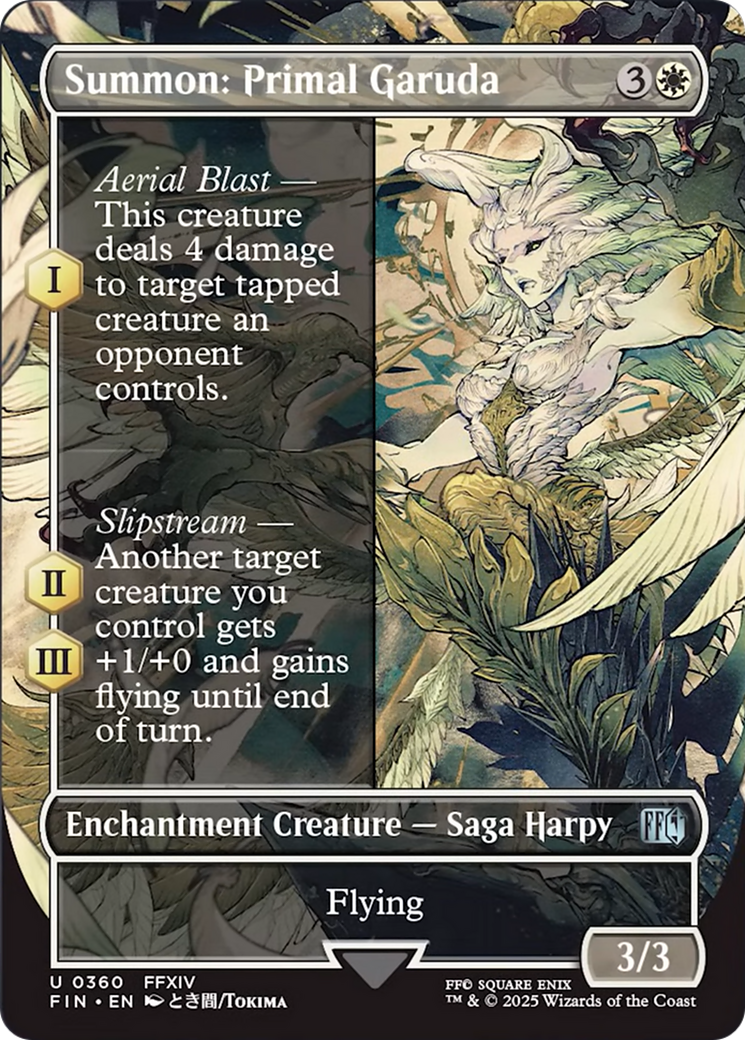 Invocation : Garuda primitive (sans bordure) [FINAL FANTASY]