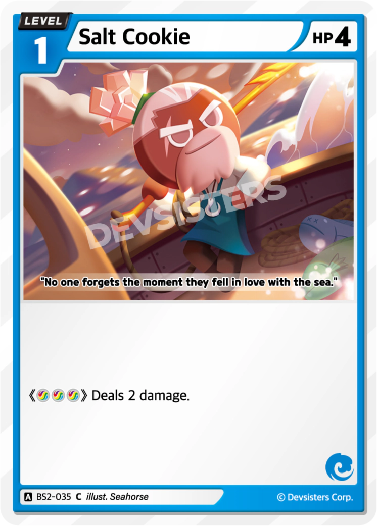 Image for Salt Cookie (BS2-035) (BS2) - CookieRun: Braverse TCG