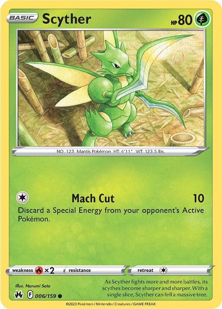Scyther (006/159) [Espada y Escudo: Cenit Supra]
