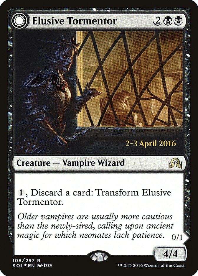 Tourmenteur insaisissable // Brume insidieuse [Promos Avant-première Ombres sur Innistrad]