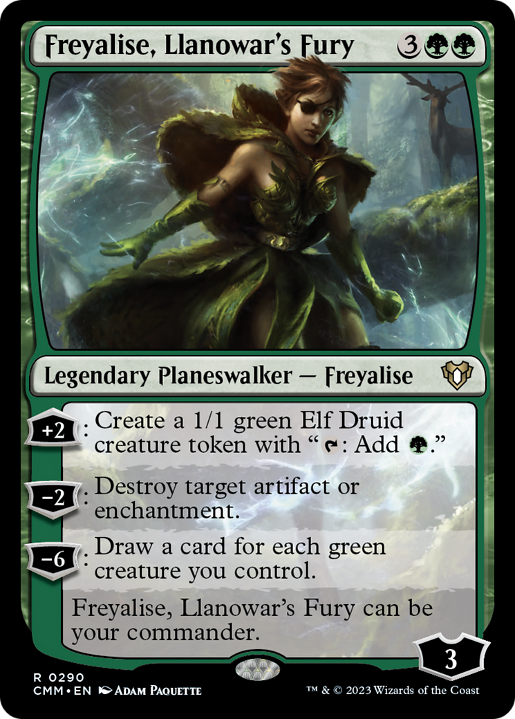 Freyalise, Furie de Llanowar [Commander Masters]