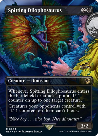 Dilophosaure cracheur (Sans bordure) [Collection Jurassic World]