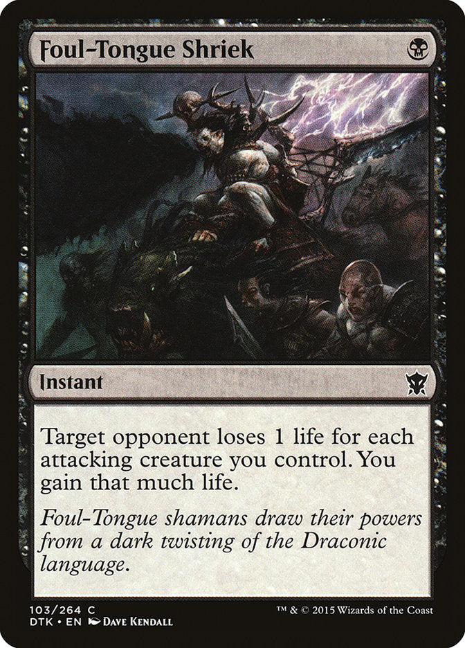 Hurlement de la langue abjecte [Dragons de Tarkir]
