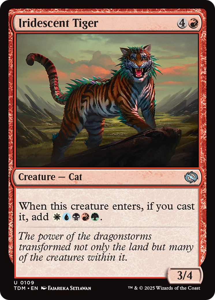 Tigre irisé [Tarkir : Rafale draconique]