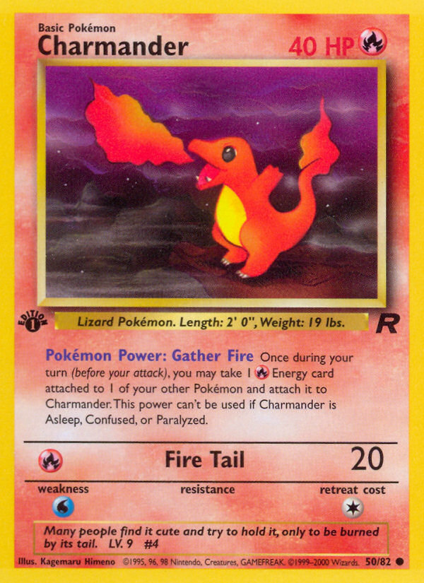 Salamèche (50/82) [Team Rocket 1re édition]