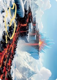 Carte artistique Surtland Frostpyre (signature estampée or) [Série artistique Kaldheim]