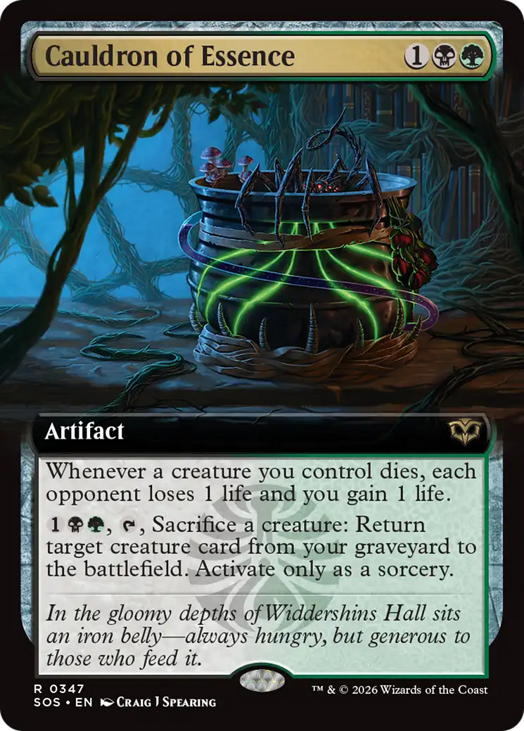 Chaudron d'essence (Extended Art) [Secrets de Strixhaven]