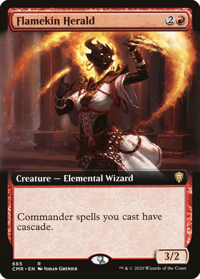 Héraut de la Fournaise (Extended Art) [Commander Legends]