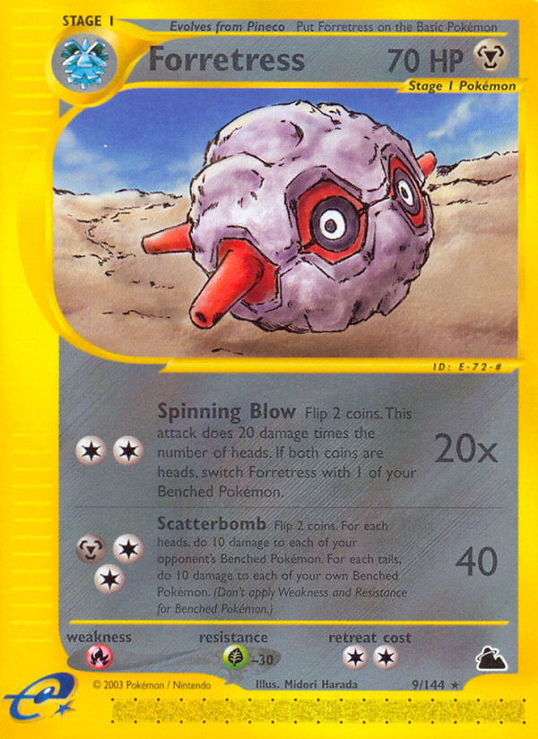 Forretress (9/144) [Aquapolis]