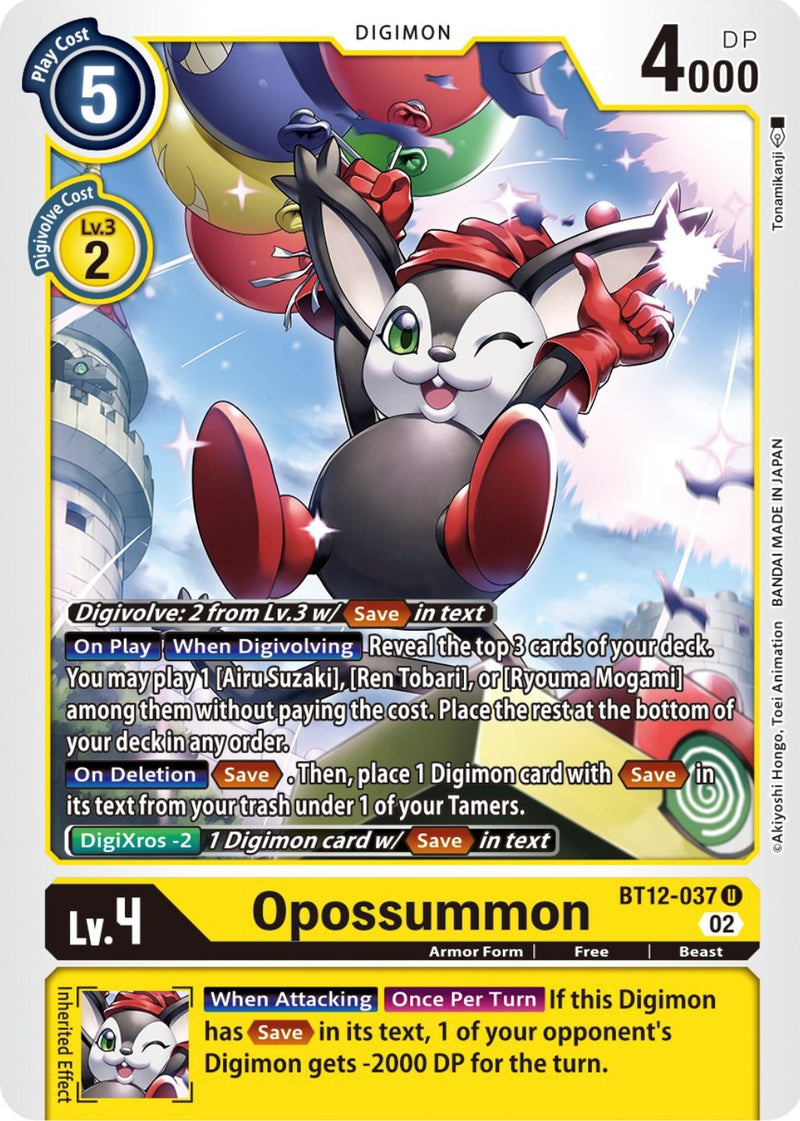 Opossumon [BT12-037] [A través del tiempo]