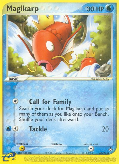 Magicarpe (60/97) [EX : Dracaufeu]