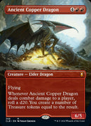 Dragon de cuivre ancien (illustration alternative sans bordure) [Commander Légendes : la bataille de la Porte de Baldur]