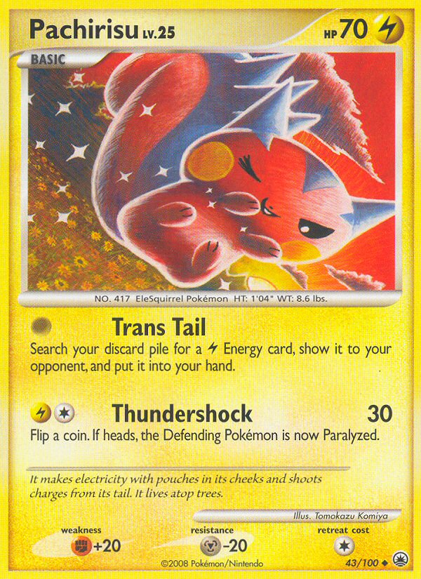 Pachirisu (43/100) [Diamant & Perle : Aube Majestueuse]
