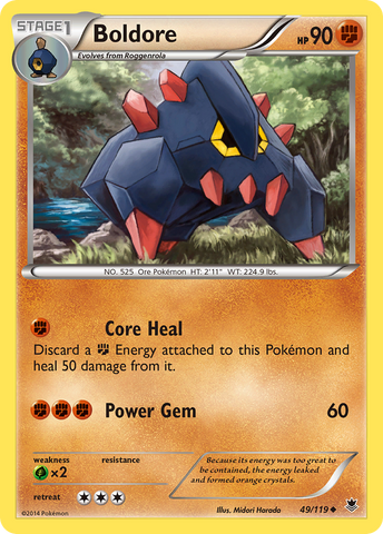 Boldore (49/119) [XY: Forces Cachées]