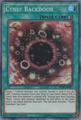 Trappe secrète de Cynet [MYFI-EN057] Super Rare
