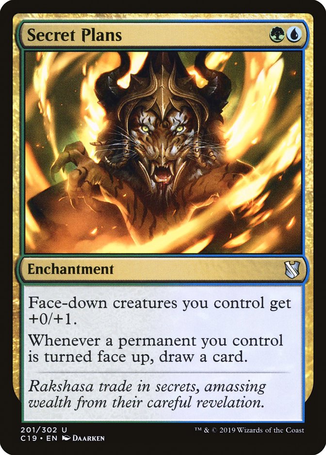 Plans secrets [Commander 2019]