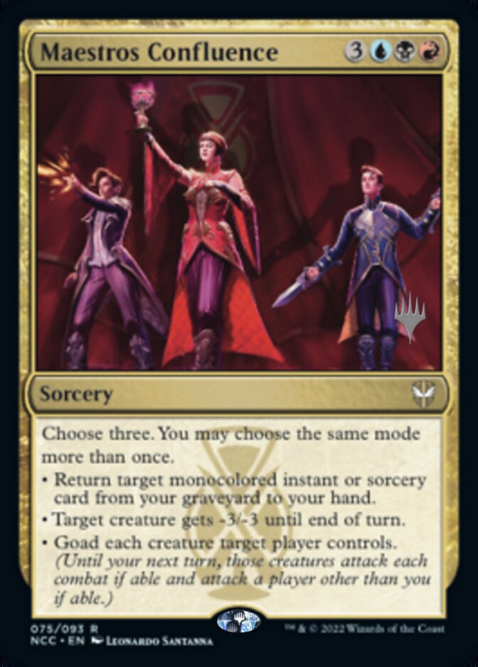 Confluence des Maestros (Pack promo) [Promos Commander Les rues de la Nouvelle Capenna]
