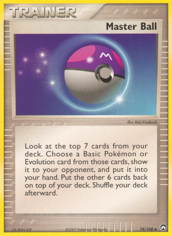 Master Ball (78/108) [EX: Gardiens du Pouvoir]