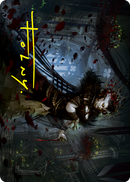 Carta de arte del Antepasado Falkenrath (Firma estampada en oro) [Innistrad: Serie de arte Voto Carmesí]