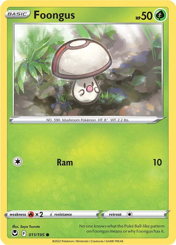 Foongus (011/195) [Espada y Escudo: Tempestad Plateada]