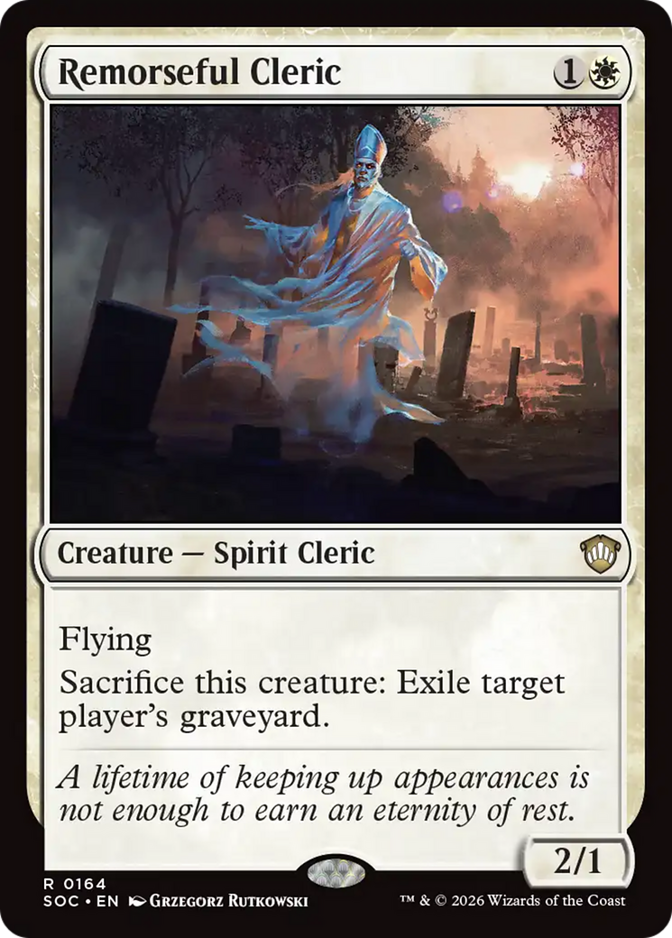 Clériga arrepentida [Commander: Secretos de Strixhaven]