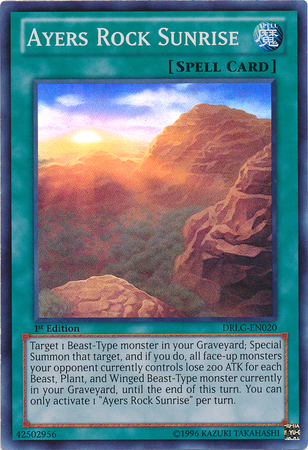 Ayers Rock, Lever de Soleil [DRLG-FR020] Super Rare