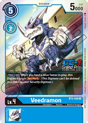 Veedramon [BT2-026] (DC-1 Grand Prix) [Promocionales del Booster Especial de Lanzamiento]