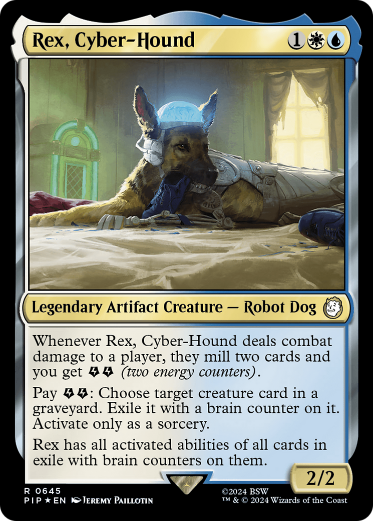 Rex, cyber-limier (Surge Foil) [Fallout]