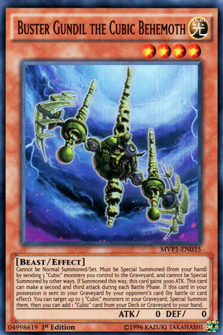 Buster Gundil the Cubic Behemoth [MVP1-EN035] Ultra Rara