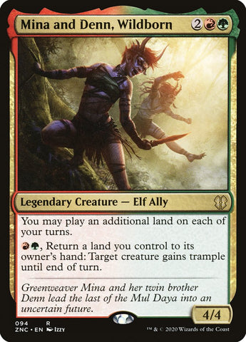 Mina y Denn, Nacidos Salvajes [Comandante de Zendikar Rising]