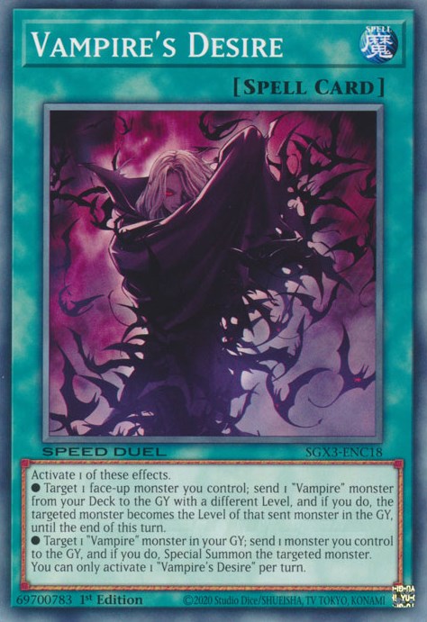 El Deseo del Vampiro [SGX3-ENC18] Común
