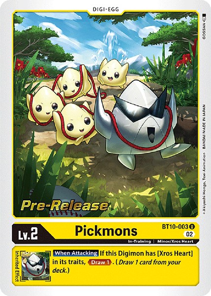 Pickmons [BT10-003] [Cartas de prelanzamiento de Xros Encounter]