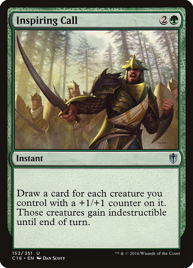Appel inspirant [Commander 2016]