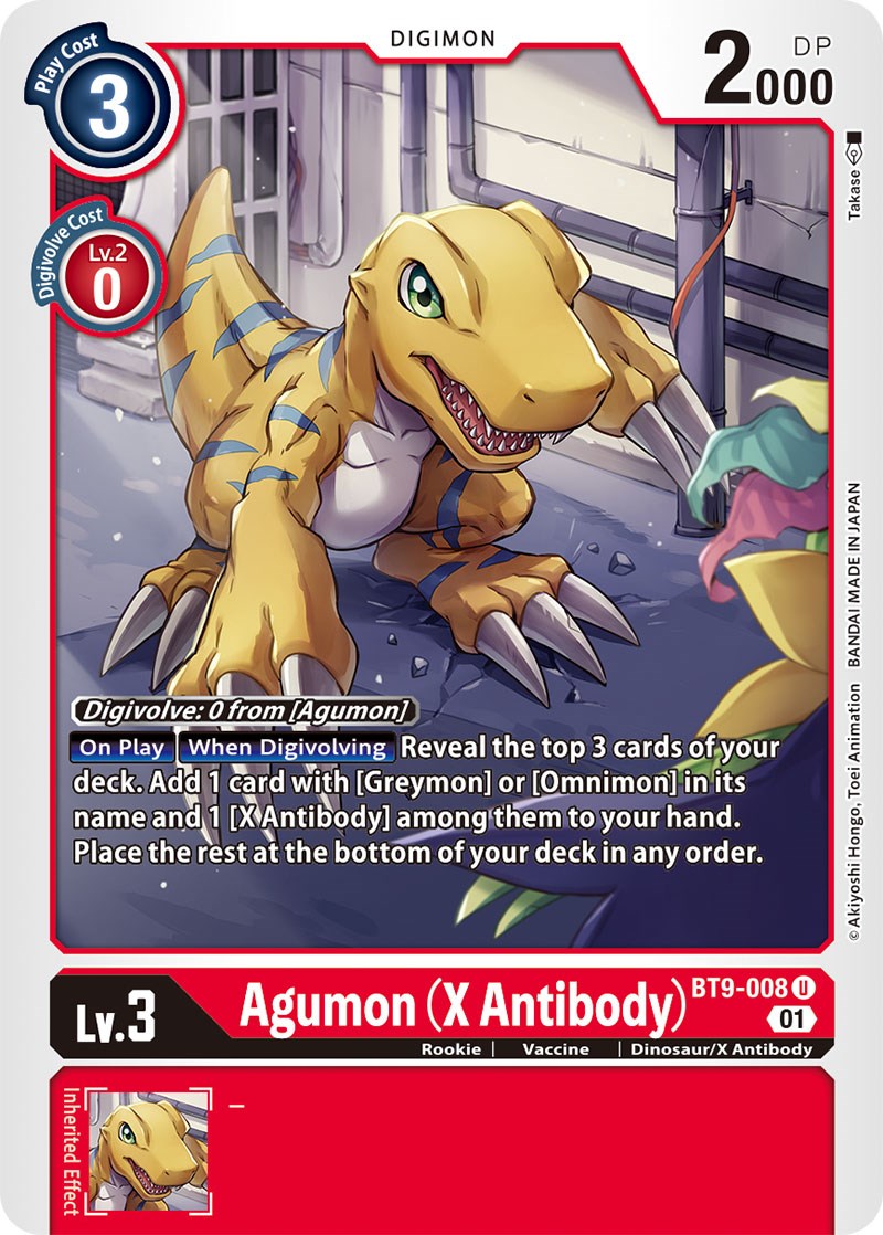 Agumon (anticuerpo X) [BT9-008] [X Record]