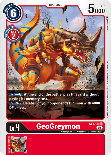 GeoGreymon [ST7-06] [Mazo de Inicio: Gallantmon]