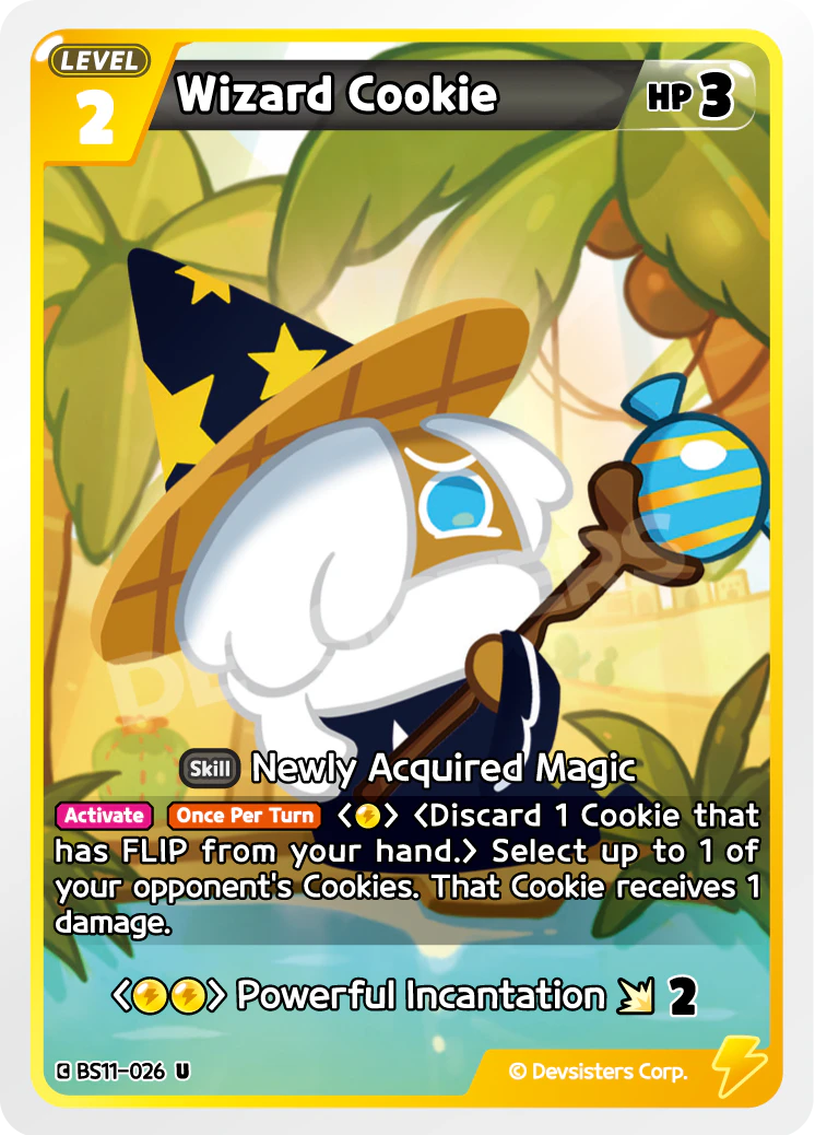 Image for Wizard Cookie (BS11-026) (BS11) - CookieRun: Braverse TCG